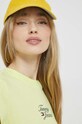 Tommy Jeans tricou verde DW0DW15441.PPYX