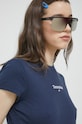 Îmbrăcăminte Tommy Jeans tricou DW0DW15444.PPYX bleumarin
