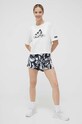 adidas Performance t-shirt bawełniany x Marimekko HR2995 biały SS23