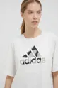Хлопковая футболка adidas Performance x Marimekko Женский