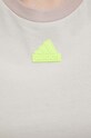 adidas t-shirt IP3745 beżowy
