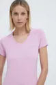 roza Športna kratka majica Columbia Zero Rules Ženski