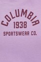 Columbia t-shirt bawełniany North Cascades 1992085 fioletowy