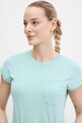 Columbia tricou sport Boundless Trek turcoaz 2033481