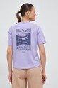 Columbia t-shirt bawełniany North Cascades fioletowy 2036593