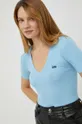 modra Kratka majica Lee Ženski