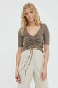 G-Star tricou din bumbac maro D23126.D266