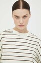 G-Star t-shirt bawełniany beżowy D22744.D274