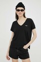 Wrangler t-shirt bawełniany czarny W7XKEV100