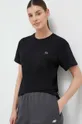 μαύρο Βαμβακερό μπλουζάκι Napapijri S-Nina Γυναικεία