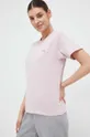 рожевий Бавовняна футболка Napapijri Жіночий