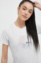 Jack Wolfskin t-shirt sportowy Crosstrail Graphic biały 1807213