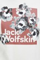 Bavlněné tričko Jack Wolfskin 10 1809051 béžová
