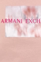 roza Bombažna kratka majica Armani Exchange