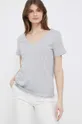 Bavlnené tričko GAP sivá