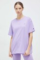 Champion t-shirt bawełniany fioletowy 116061