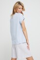 Odzież Tommy Hilfiger t-shirt lounge bawełniany UW0UW04525.PPYX niebieski