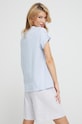 Odzież Tommy Hilfiger t-shirt lounge bawełniany UW0UW04525.PPYX niebieski