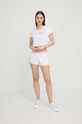 Tričko Tommy Jeans UW0UW04403.PPYX bílá SS23