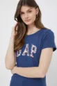 σκούρο μπλε Βαμβακερό μπλουζάκι GAP Γυναικεία
