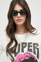 Bavlněné tričko Superdry béžová W1011090A.34C