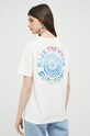 Superdry t-shirt bawełniany beżowy W1011092A.71D