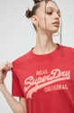 Superdry t-shirt bawełniany 100 % Bawełna