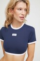 Tommy Jeans top kąpielowy miękka granatowy UW0UW04471.PPYX