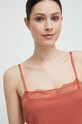 Calvin Klein Underwear top piżamowy pomarańczowy 000QS6963E.PPYX