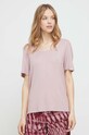 Calvin Klein Underwear maglietta lounge semplice rosa 000QS6968E.PPYX