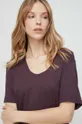 lila Calvin Klein Underwear póló otthoni viseletre