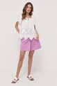 Weekend Max Mara bluza din bumbac 2351610131600 alb SS23