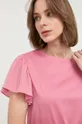 ροζ Βαμβακερό μπλουζάκι Weekend Max Mara Mana