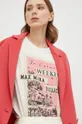 Бавовняна футболка Weekend Max Mara Жіночий