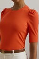 Majica kratkih rukava Lauren Ralph Lauren narančasta 200902618