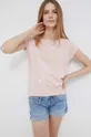 ροζ Μπλουζάκι Lauren Ralph Lauren