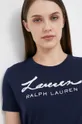 tmavomodrá Tričko Lauren Ralph Lauren
