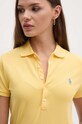 Polo majica Polo Ralph Lauren zlatna 211870236