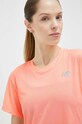 New Balance t-shirt do biegania Accelerate pomarańczowy WT23222GAE