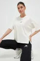 New Balance t-shirt Athletics Remastered beżowy
