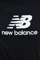 New Balance tricou din bumbac WT31546BK negru