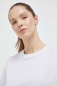 New Balance tricou din bumbac albastru WT23556LIA