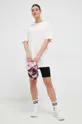New Balance t-shirt bawełniany różowy
