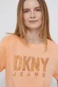 πορτοκαλί Μπλουζάκι Dkny