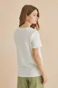 білий Бавовняна футболка women'secret Mix & Match
