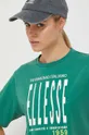 πράσινο Βαμβακερό μπλουζάκι Ellesse