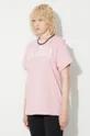 ροζ Βαμβακερό μπλουζάκι Ellesse
