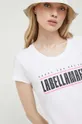 λευκό Βαμβακερό μπλουζάκι LaBellaMafia
