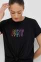 чёрный Футболка Dkny