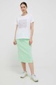 Dkny tricou din bumbac DP3T9319 alb SS23